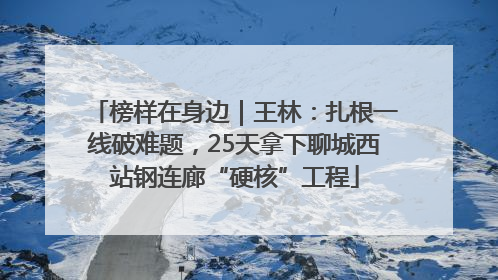 榜样在身边｜王林：扎根一线破难题，25天拿下聊城西站钢连廊“硬核”工程